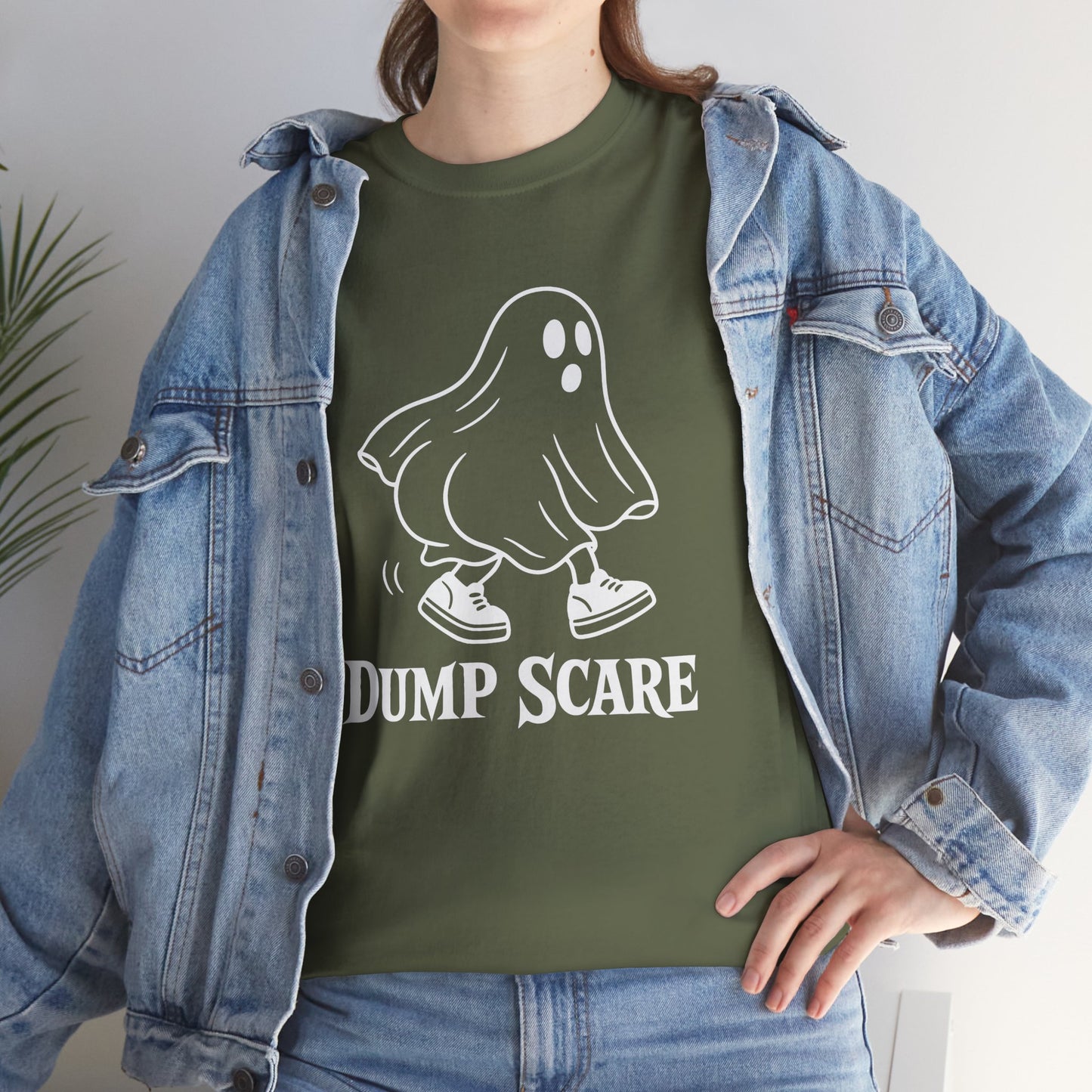 Dump Scare Ghost T-Shirt | Funny Halloween Ghost Tee