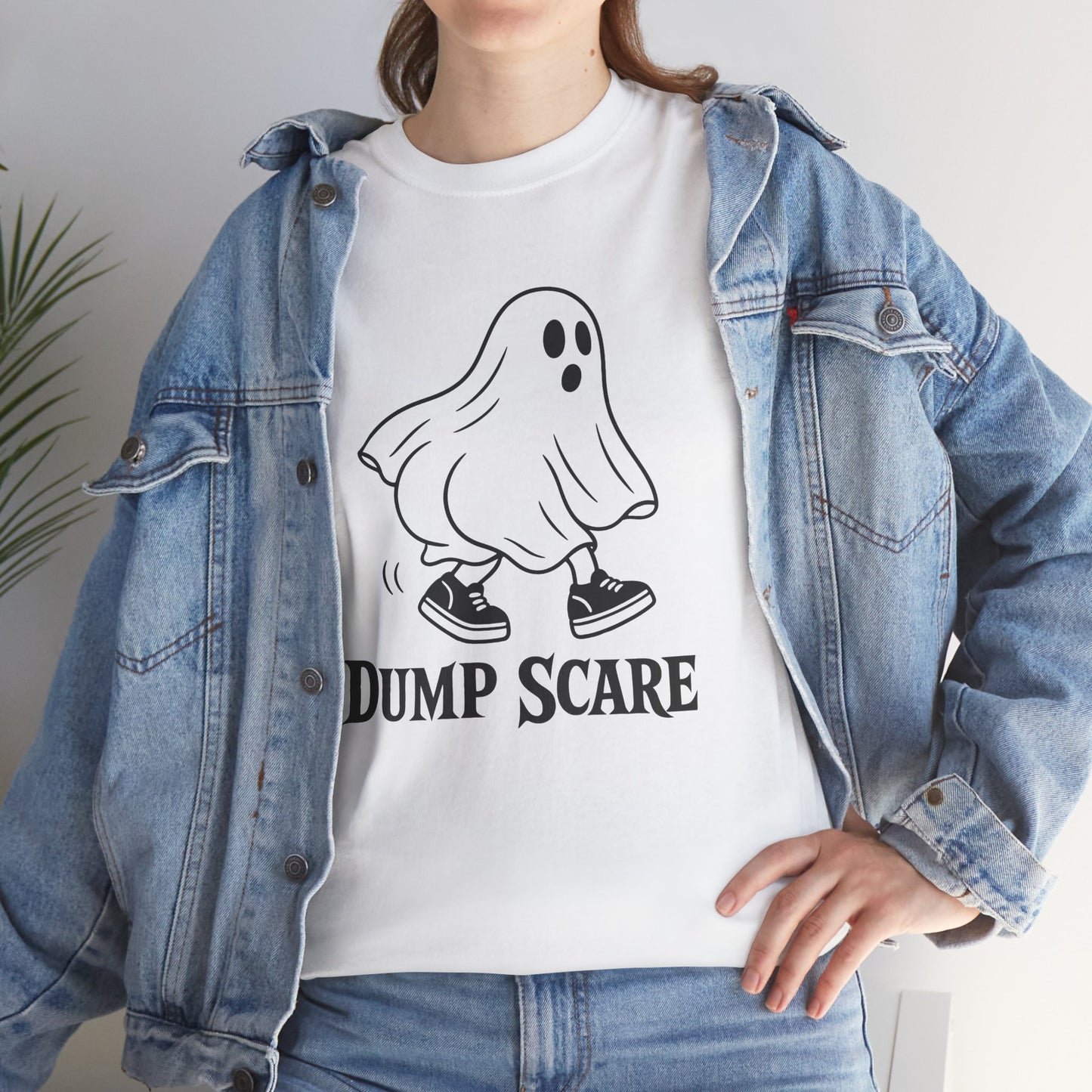 Dump Scare Ghost T-Shirt | Funny Halloween Ghost Tee