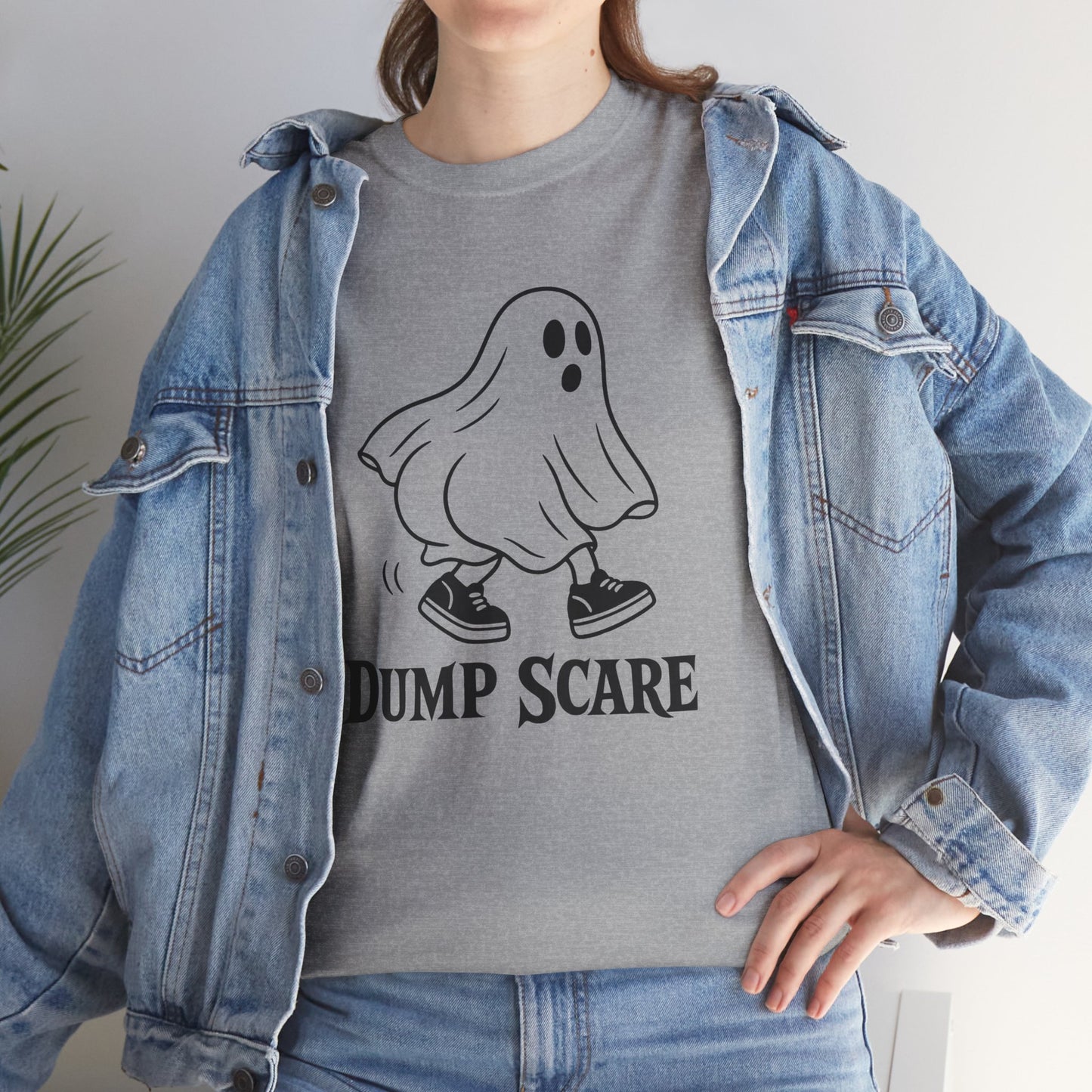 Dump Scare Ghost T-Shirt | Funny Halloween Ghost Tee