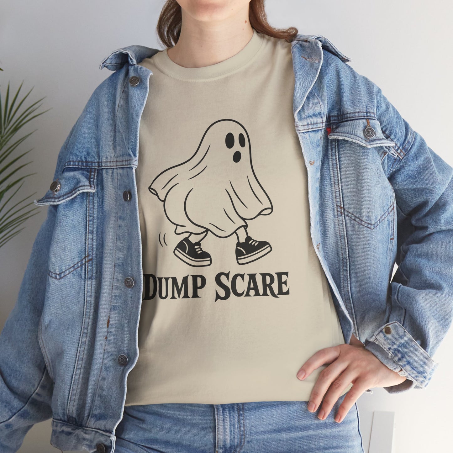 Dump Scare Ghost T-Shirt | Funny Halloween Ghost Tee
