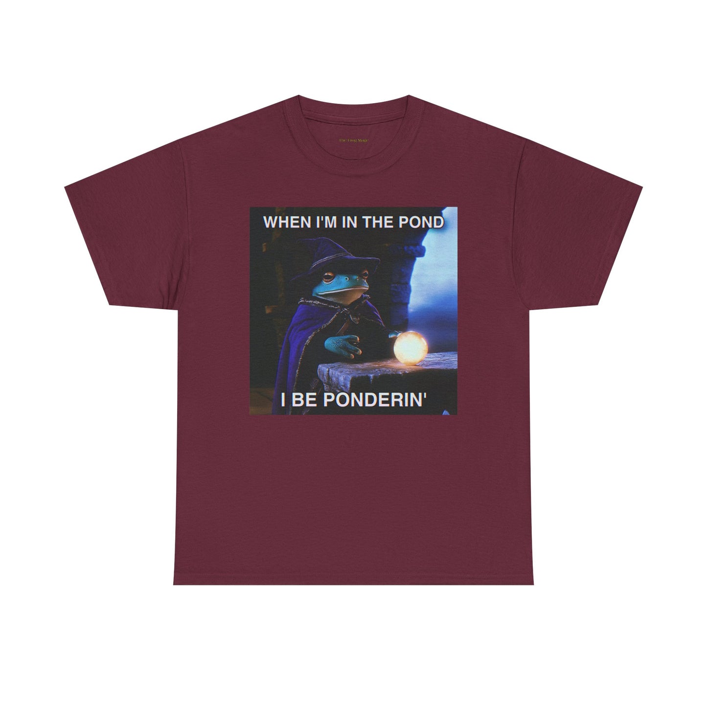 When I'm in the Pond I Be Ponderin' The Frog Mage T-Shirt