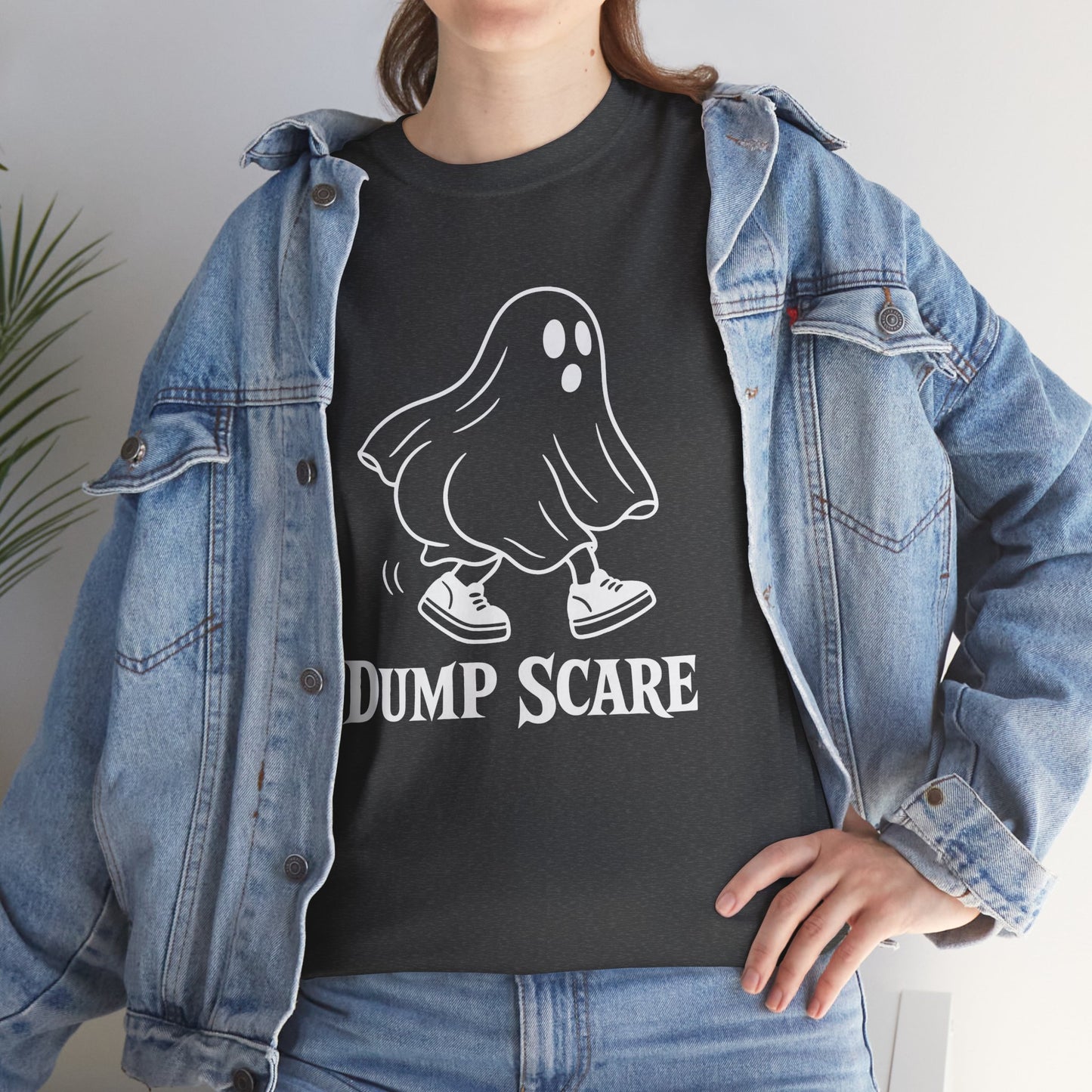Dump Scare Ghost T-Shirt | Funny Halloween Ghost Tee
