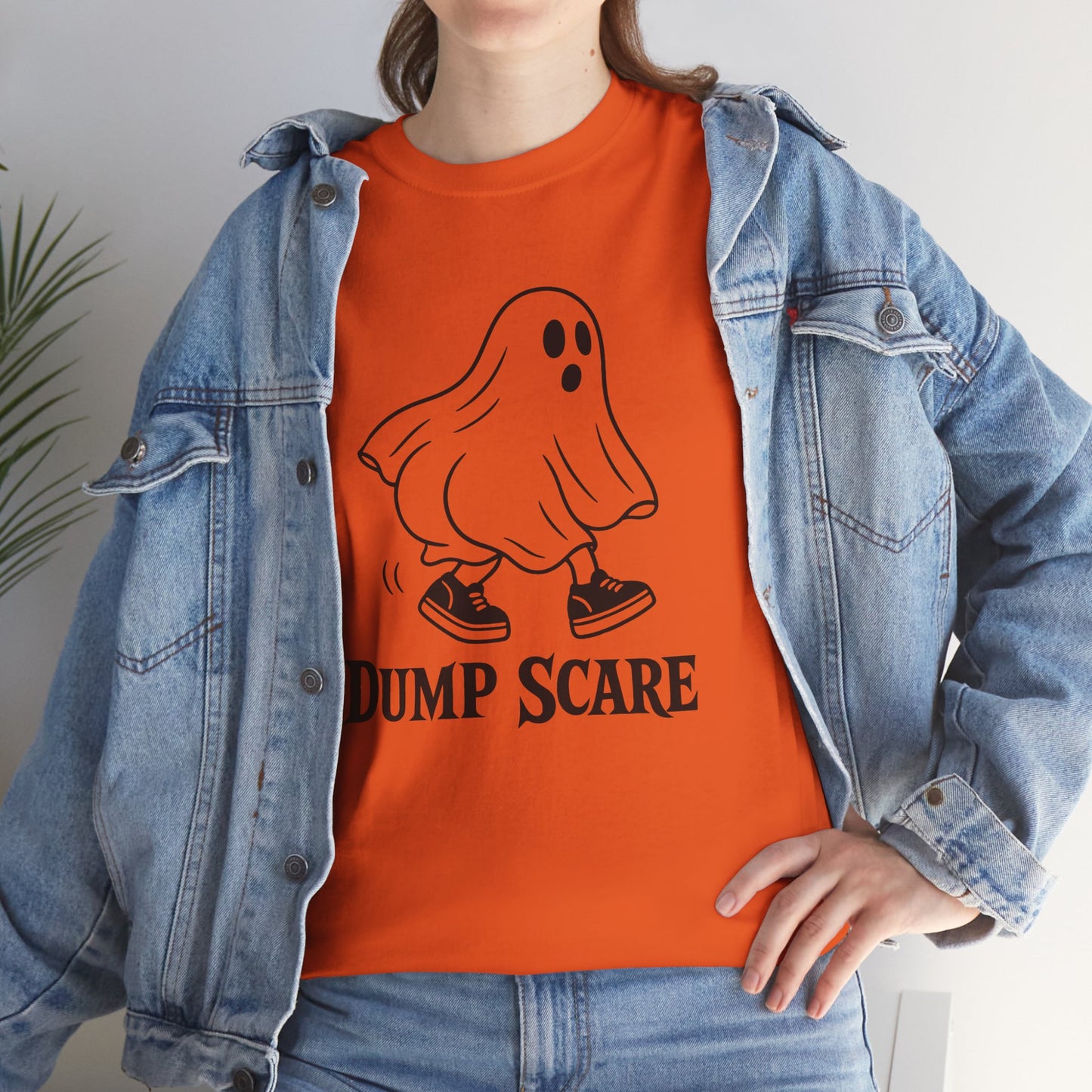 Dump Scare Ghost T-Shirt | Funny Halloween Ghost Tee