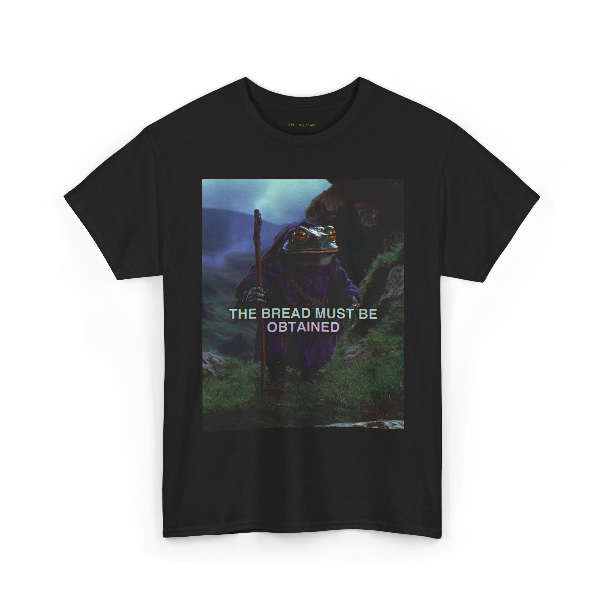 THE BREAD MUST BE OBTAINED The Frog Mage T-Shirt – Not Sad Media