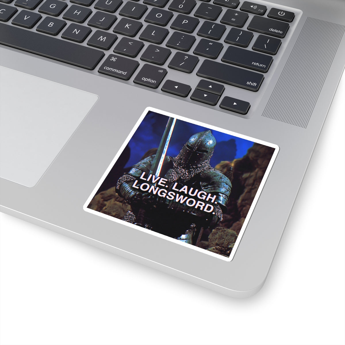 Live. Laugh. Longsword | Medieval Knight Sticker