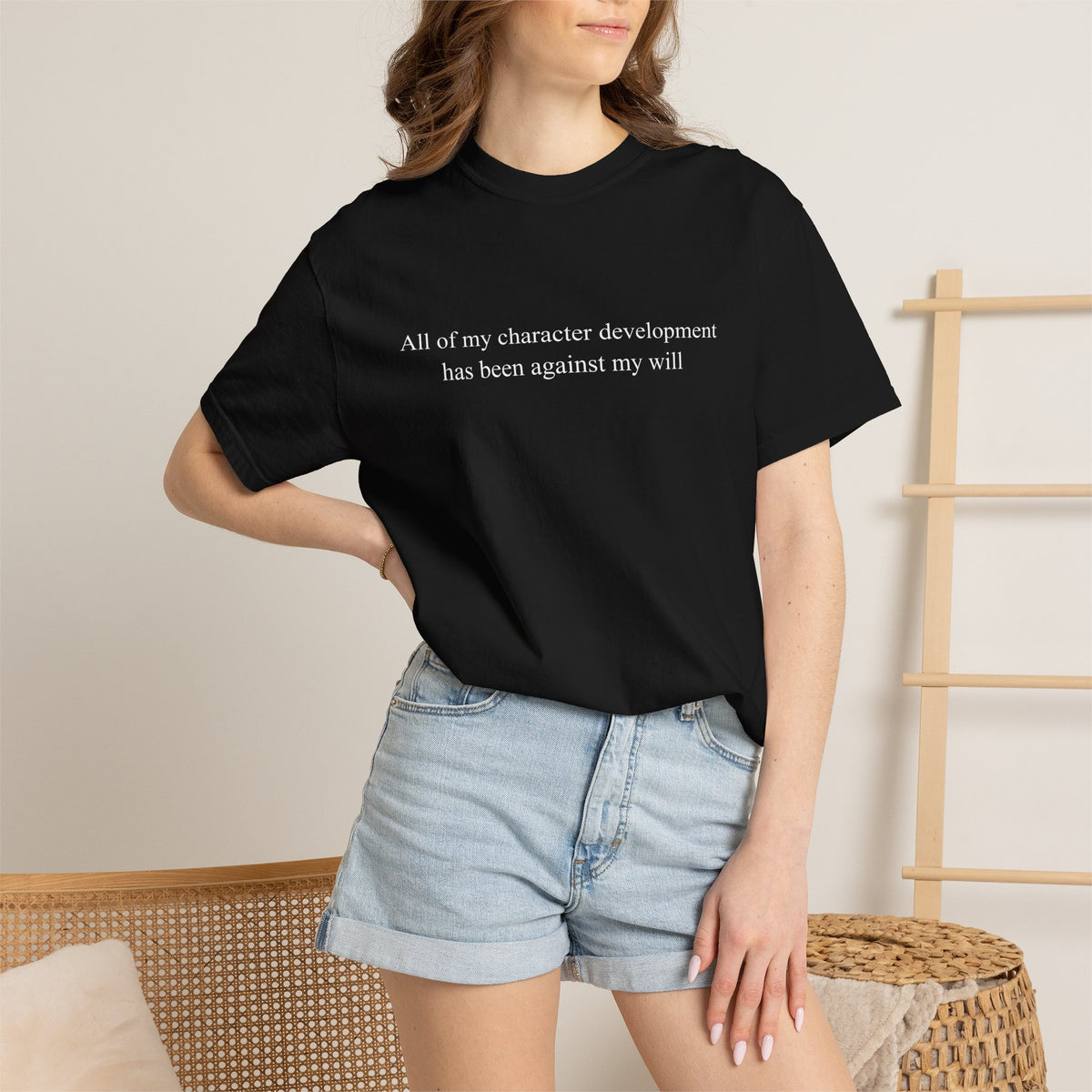 All My Character Development Has Been Against My Will | The Frog Mage T-Shirt | Funny Fantasy Shirt
