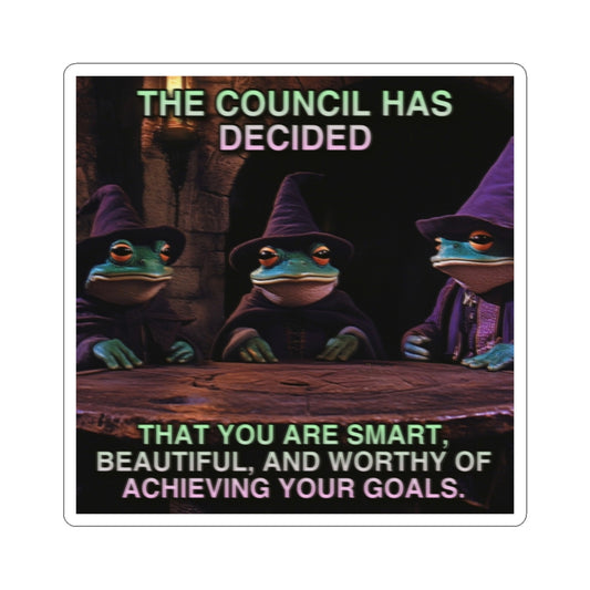 The Council | The Frog Mage Sticker
