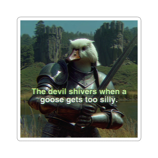 The Devil Shivers | Lord Gander Sticker