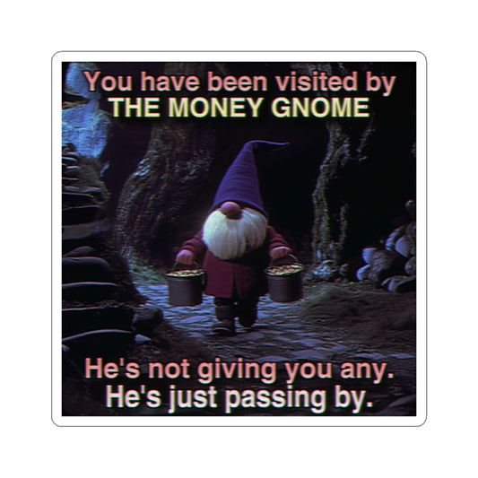 The Money Gnome | Gnome Brother Sticker