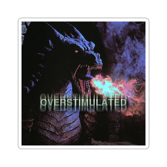 OVERSTIMULATED | Dragon Sticker