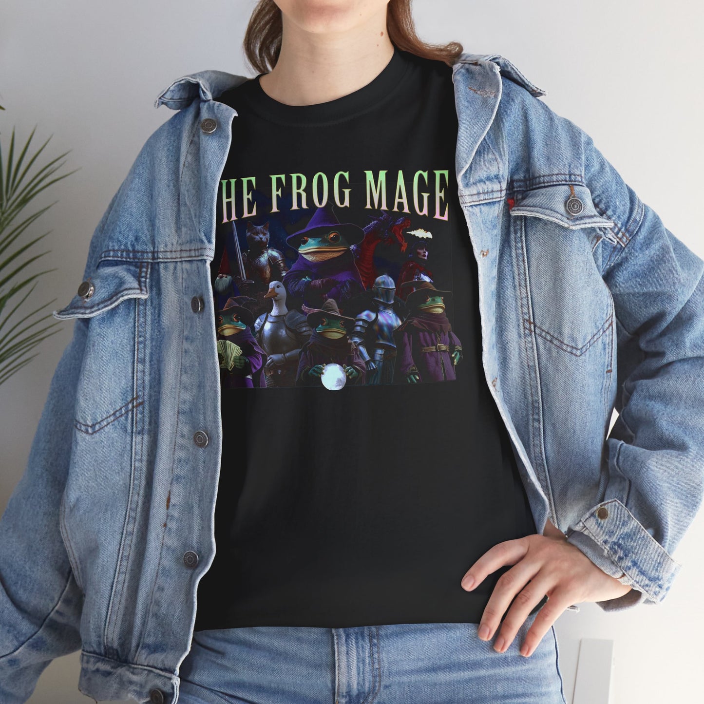 The Frog Mage Vintage Collage T-Shirt