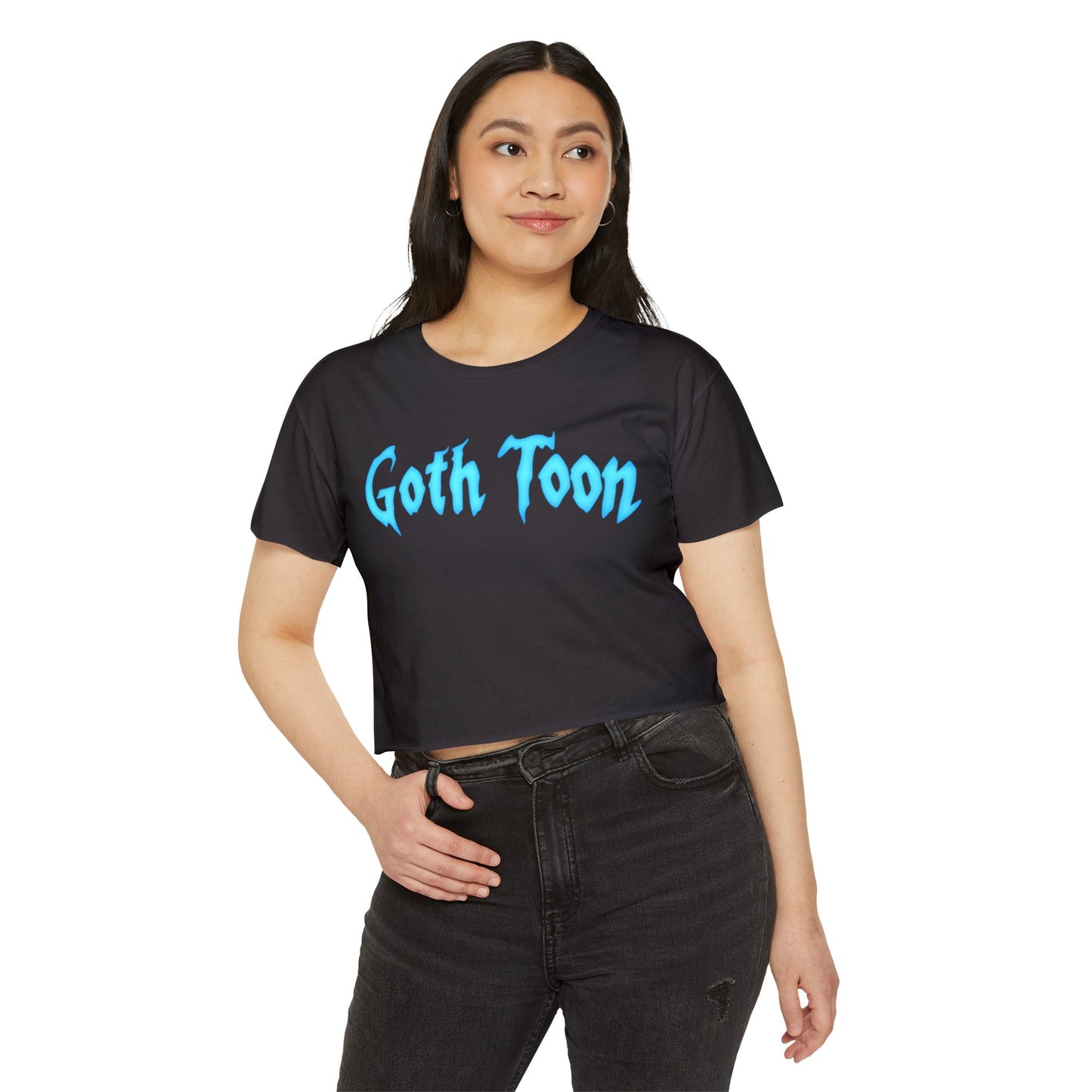 Goth Toon Crop Top