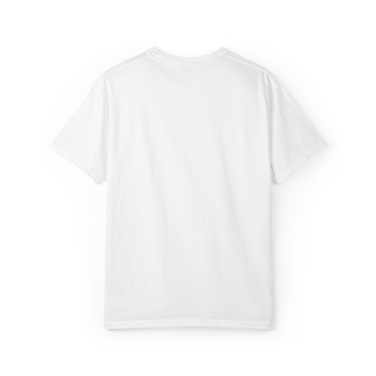Back of white t shirt
