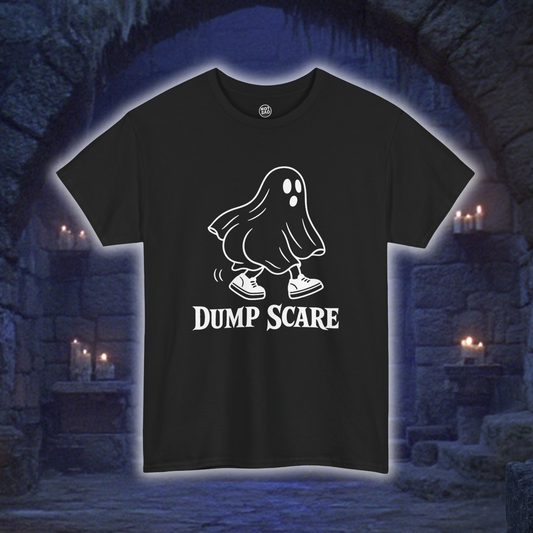 Dump Scare Ghost T-Shirt | Funny Halloween Ghost Tee