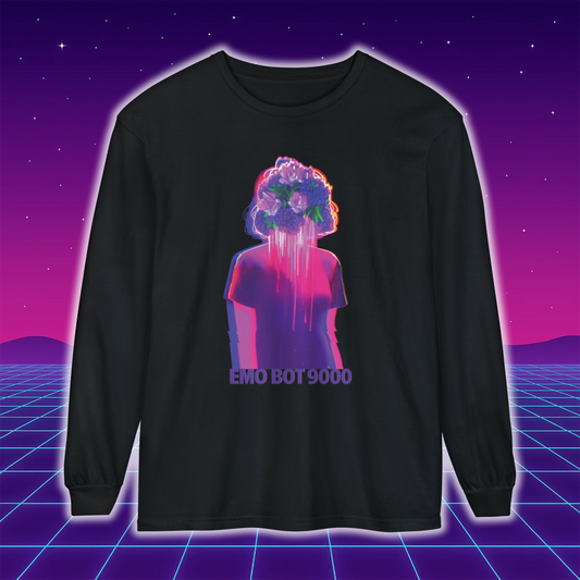 Glitch Flower Girl Emo Bot 9000 Long Sleeve