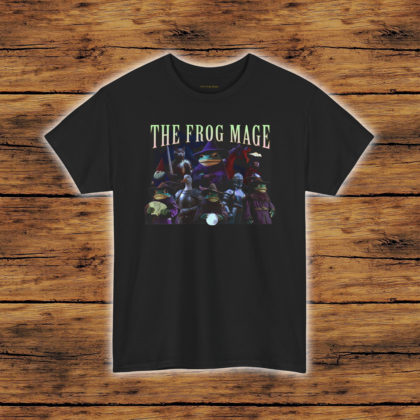 The Frog Mage Vintage Collage T-Shirt