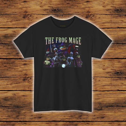 The Frog Mage Vintage Collage T-Shirt