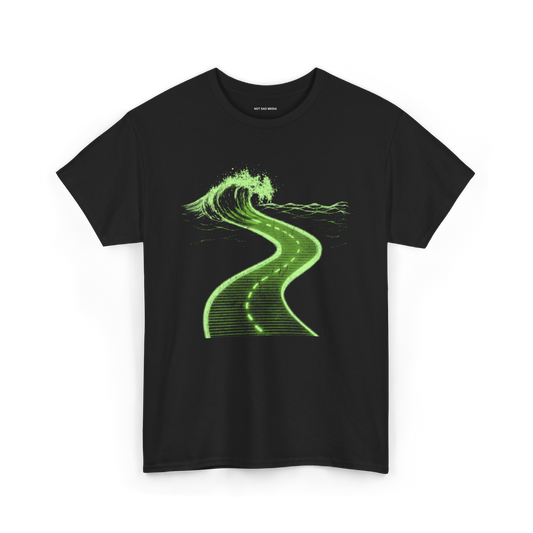 Neon Road Wave T-Shirt