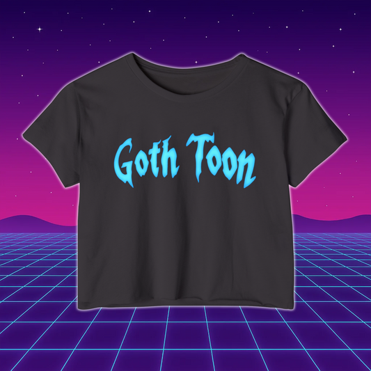 Goth Toon Crop Top