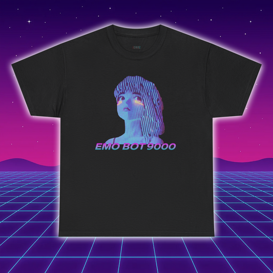 VHS Girl Emo Bot 9000 T-Shirt
