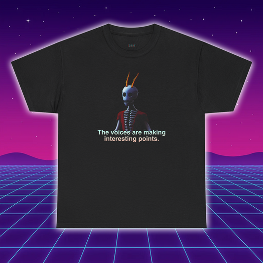 The Voices Are Making Interesting Points Emo Bot 9000 T-Shirt